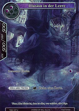 Illusion in der Leere