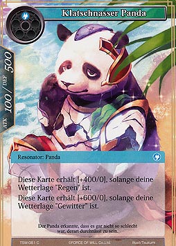 Klatschnasser Panda