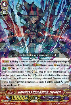 Darkness Unleashed, Freiheit