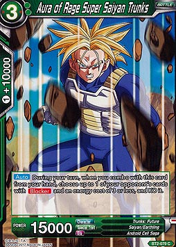 Aura of Rage Super Saiyan Trunks