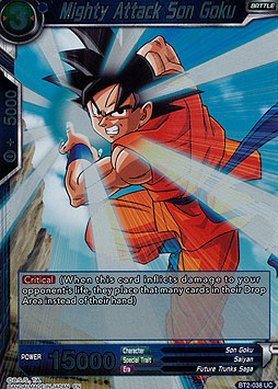 Mighty Attack Son Goku