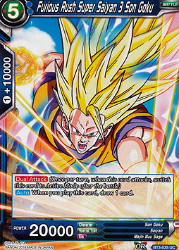 Furious Rush Super Saiyan 3 Son Goku