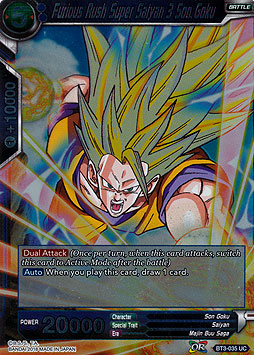 Furious Rush Super Saiyan 3 Son Goku