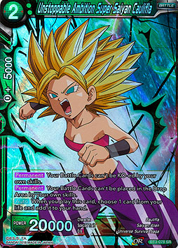 Unstoppable Ambition Super Saiyan Caulifla