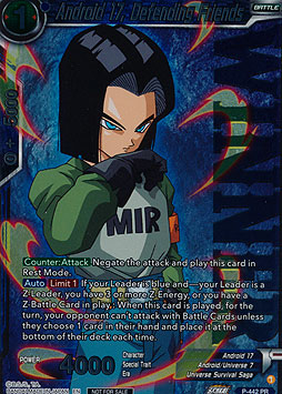 Android 17, Defending Friends