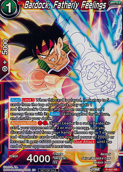 Bardock, Fatherly Feelings