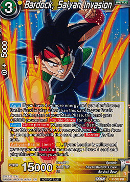 Bardock, Saiyan Invasion
