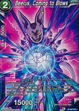 Beerus, Coming to Blows