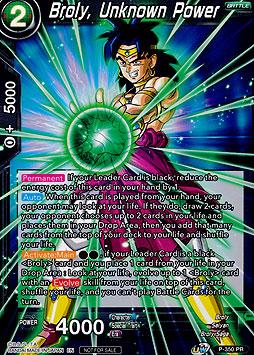 Broly, Unknown Power