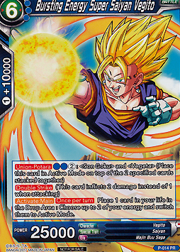 Bursting Energy Super Saiyan Vegito