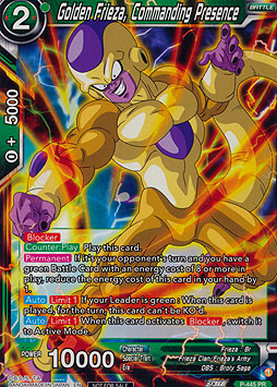 Golden Frieza, Commanding Presence
