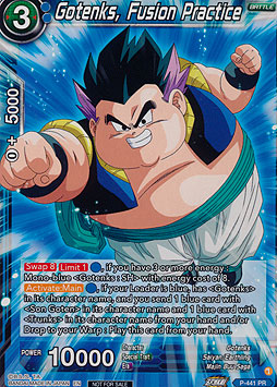 Gotenks, Fusion Practice