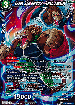 Great Ape Bardock, Allied Assault