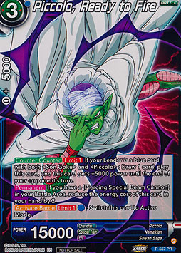Piccolo, Ready to Fire