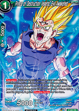 Prince of Destruction Vegeta, Evil Awakened