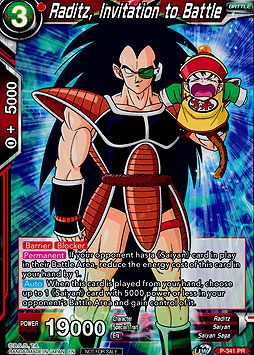 Raditz, Invitation to Battle