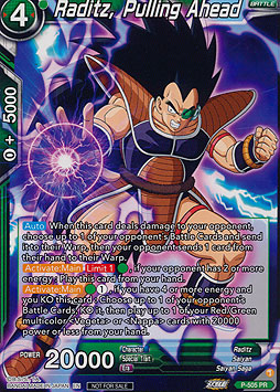 Raditz, Pulling Ahead