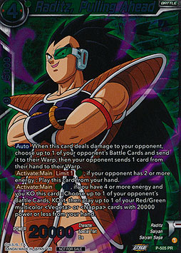 Raditz, Pulling Ahead