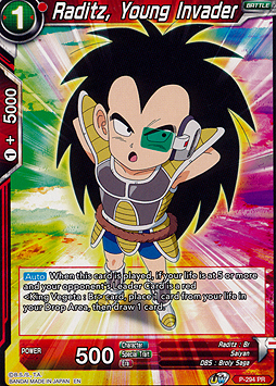 Raditz, Young Invader