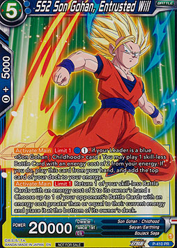 SS2 Son Gohan, Entrusted Will