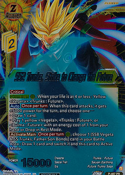 SS2 Trunks, Strike to Change the Future