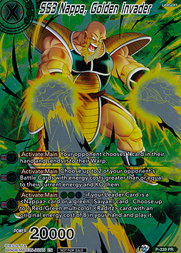 SS3 Nappa, Golden Invader