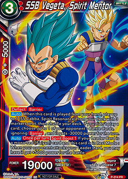 SSB Vegeta, Spirit Mentor