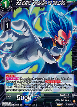 SSB Vegeta, Surmounting the Impossible