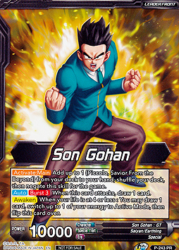 Son Gohan // SS4 Son Gohan, Awakened Ability