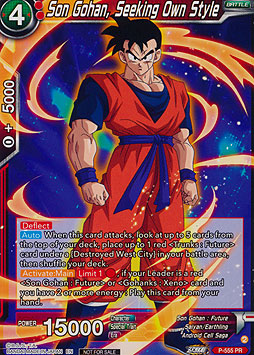 Son Gohan, Seeking Own Style