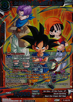 Son Goku & Pan & Trunks, Journey to the Cosmos