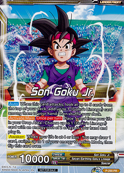 Son Goku Jr. // SS Son Goku Jr., Scion of the Lineage