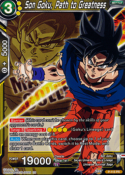 Son Goku, Path to Greatness