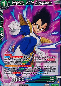 Vegeta, Elite Arrogance