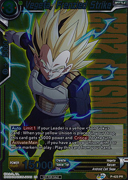 Vegeta, Frenzied Strike