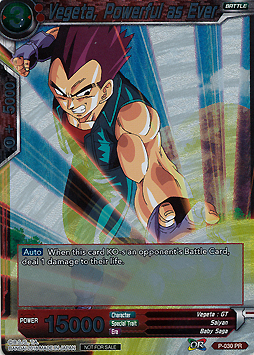 Vegeta, Powerful as Ever