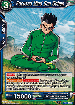 Focused Mind Son Gohan