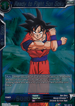 Ready to Fight Son Goku