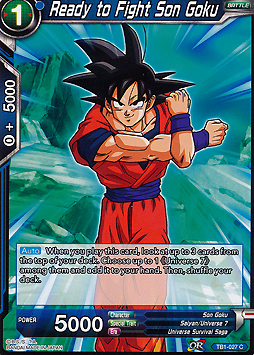 Ready to Fight Son Goku