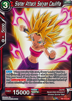 Sister Attack Saiyan Caulifla