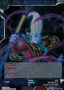 Whis, Mentor of Beerus