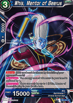Whis, Mentor of Beerus