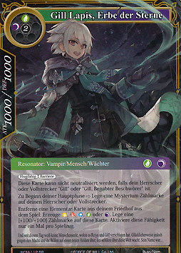 Gill Lapis, Erbe der Sterne