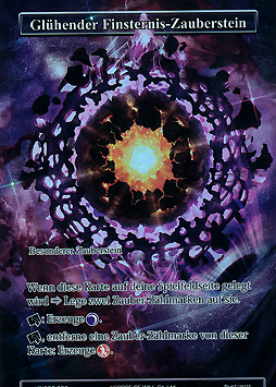 Glühender Finsternis-Zauberstein