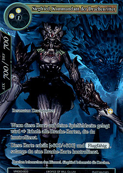 Siegfried, Kommandant der Drachenritter
