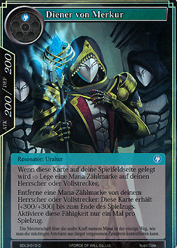 Diener von Merkur