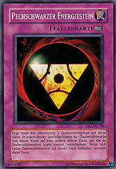 Pechschwarzer Energiestein