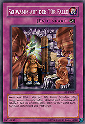 Schwamm-auf-der-Tür-Falle