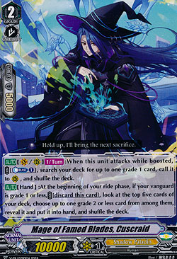 Mage of Famed Blades, Cuscraid