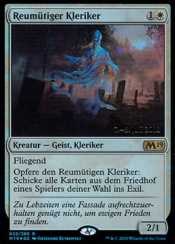 Reumütiger Kleriker